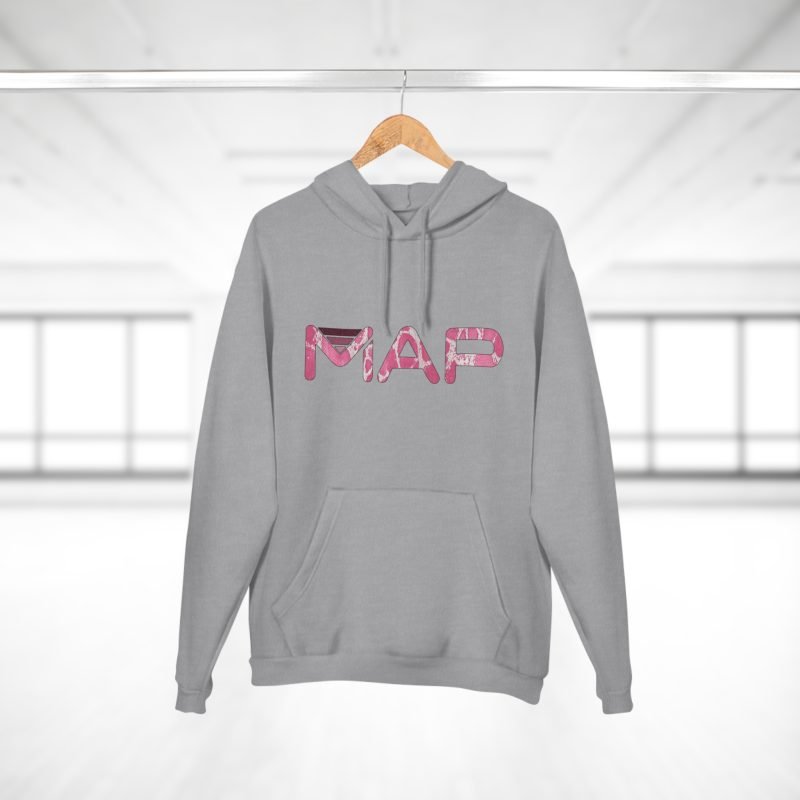 Stylish Unisex Pullover Hoodie with MAP Design - Perfect for Gifts, Casual Wear, Travel, and Everyday Comfort - Image 8