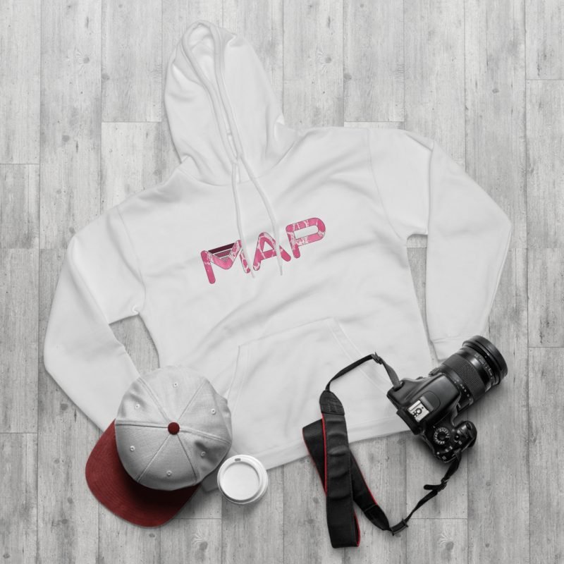Stylish Unisex Pullover Hoodie with MAP Design - Perfect for Gifts, Casual Wear, Travel, and Everyday Comfort - Image 3