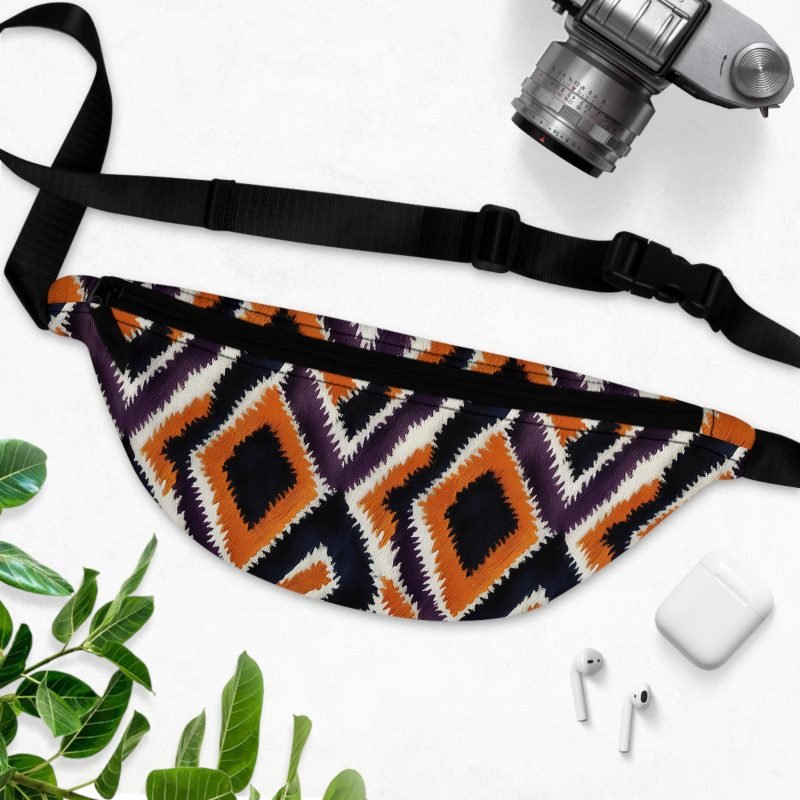 Vibrant Tribal Fanny Pack | Stylish Belt Bag for Festivals, Travel, Everyday Use, Gift for Adventurers, Trendy Accessories - Image 3