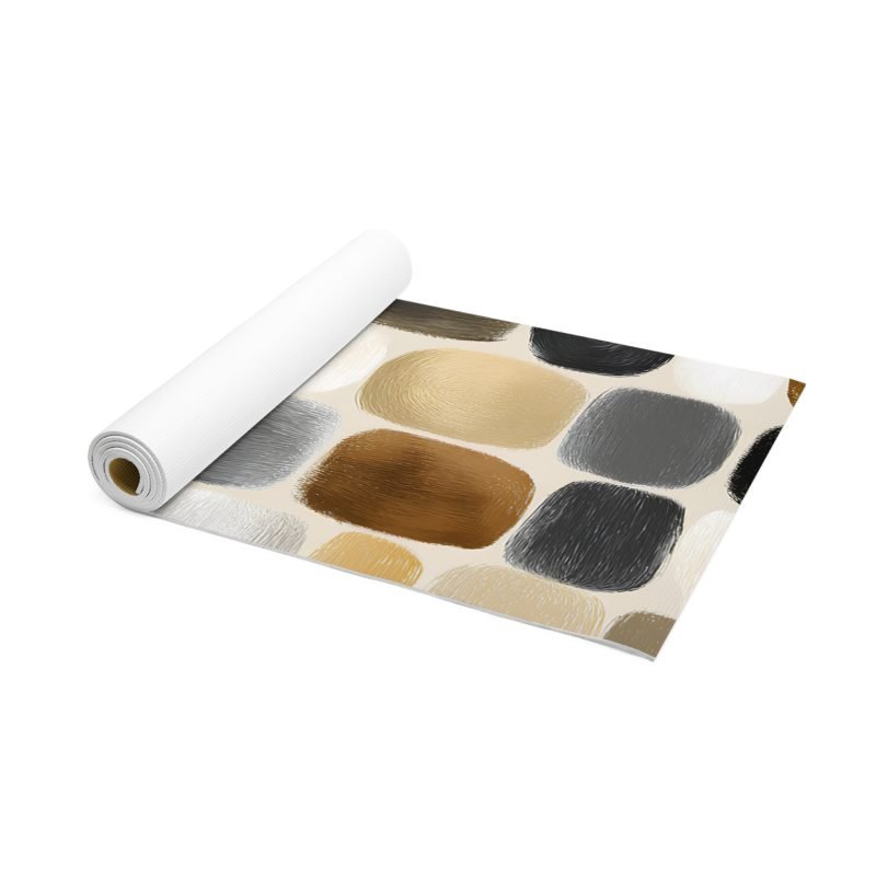 Chic Foam Yoga Mat with Modern Abstract Design for Mindful Practice, Exercise Mat, Home Decor, Fitness Gift, Meditation Mat - Image 2