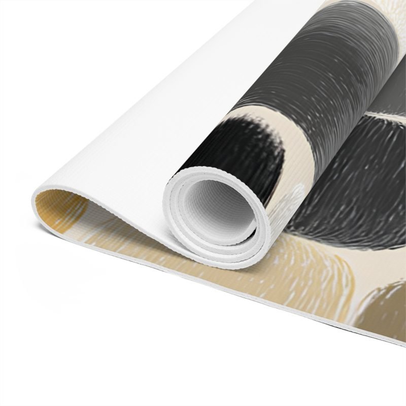 Chic Foam Yoga Mat with Modern Abstract Design for Mindful Practice, Exercise Mat, Home Decor, Fitness Gift, Meditation Mat - Image 3