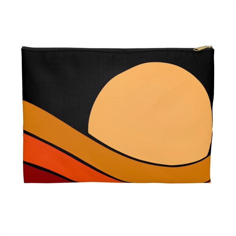Sunset Waves Accessory Pouch | Boho Travel Organizer, Makeup Bag, Pencil Case, Gift for Her, Vibrant Art Case (Copy)