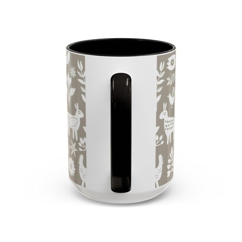 Whimsical Nature Mugs, Colorful Coffee Cups, Floral Tea Mugs, Animal Print Drinkware, Unique Gift for Nature Lovers - Image 7