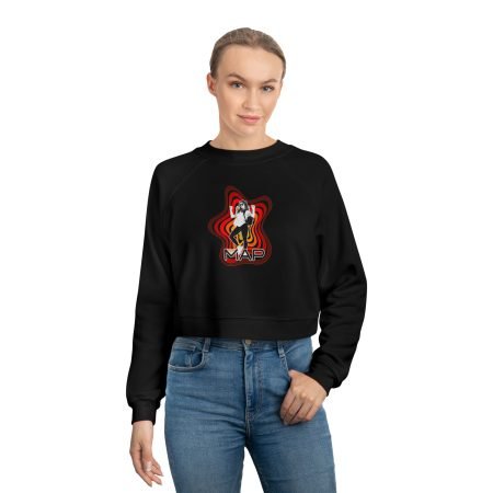 Women's Cropped Fleece Pullover with Cool Graphic Design, Trendy Casual Sweatshirt for Everyday Wear, Perfect for Fall and Winter [...]