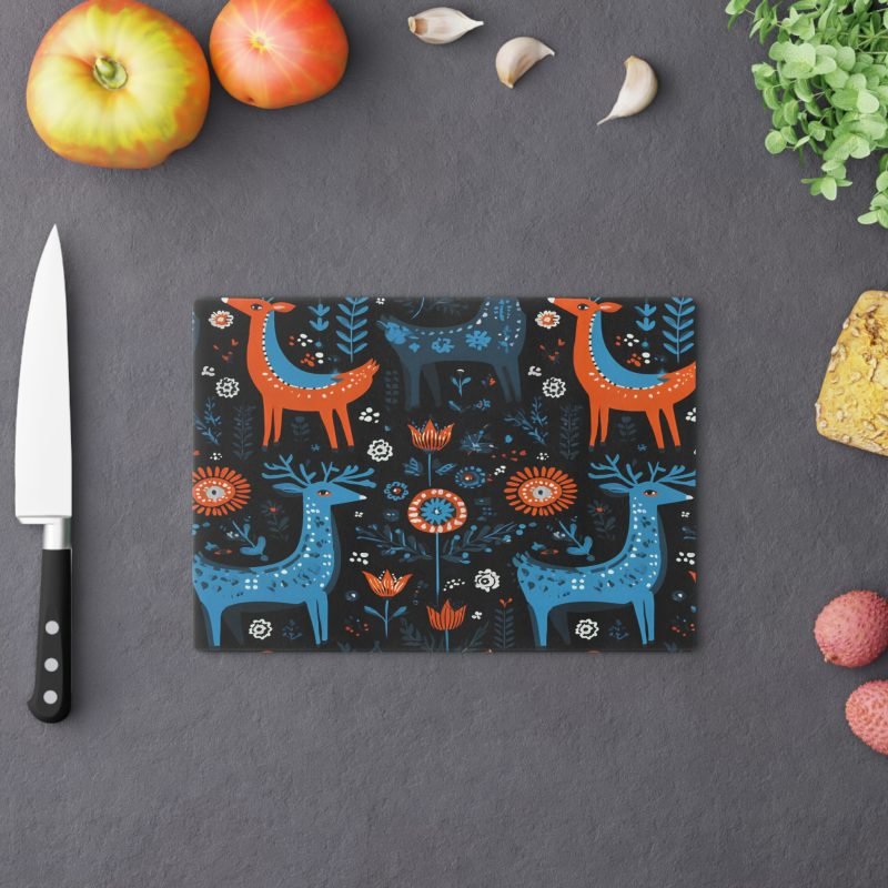 Whimsical Deer Design Cutting Board - Perfect for Gifts, Kitchen Decor, Rustic Home, Holiday Celebrations, Housewarming - Image 5