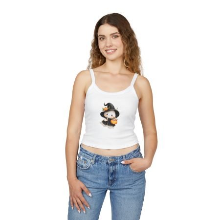 Cute Halloween Witch Women's Tank Top, Spooky Season Top, Halloween Costume, Summer Fashion, Witchy Vibes, Gift for Her