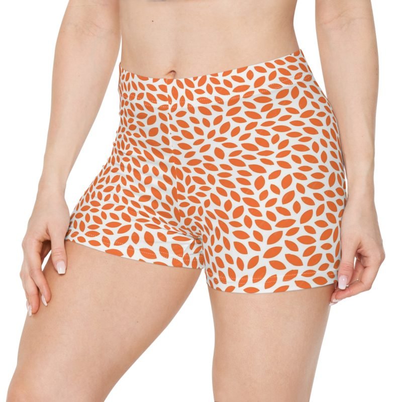Women's Floral Leaf Pattern Shorts | Stylish Summer Activewear, Beachwear, Casual Outfits, Fitness - Image 2