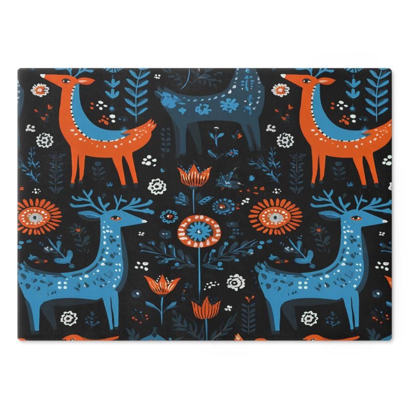 Whimsical Deer Design Cutting Board - Perfect for Gifts, Kitchen Decor, Rustic Home, Holiday Celebrations, Housewarming - Image 4