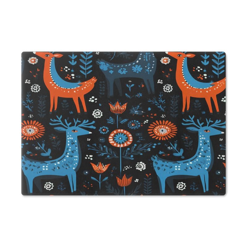 Whimsical Deer Design Cutting Board - Perfect for Gifts, Kitchen Decor, Rustic Home, Holiday Celebrations, Housewarming - Image 8