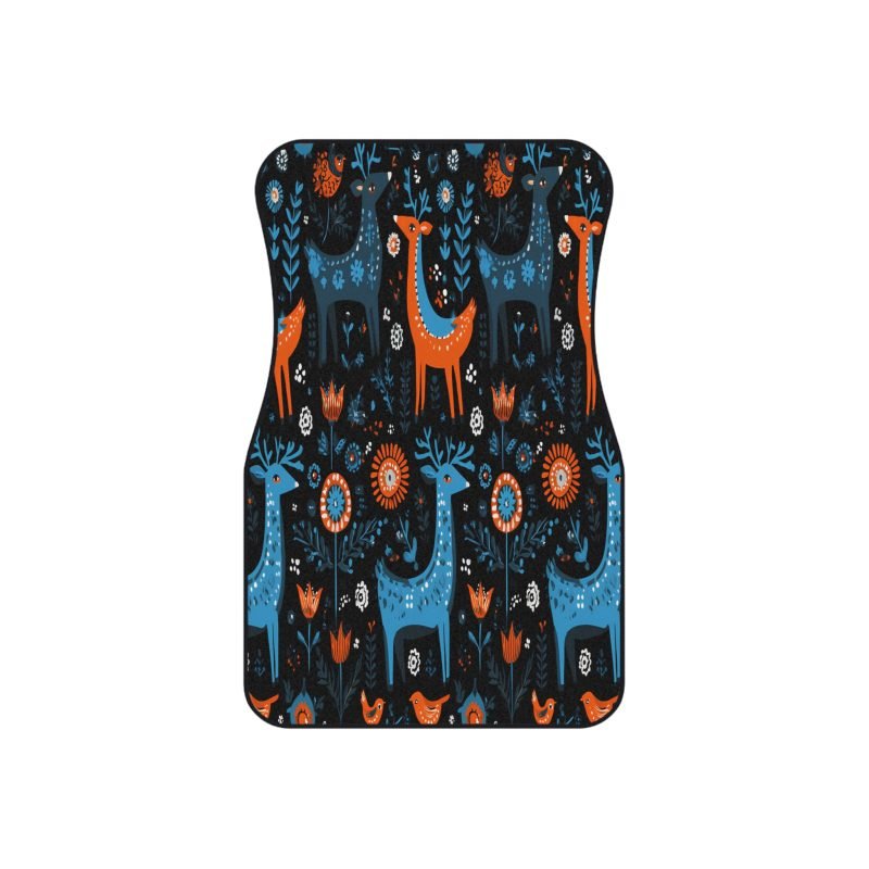 Vibrant Animal Print Car Mats, Unique Auto Accessories, Cute Animal Decor, Gift for Animal Lovers, Car Interior Stylist - Image 5