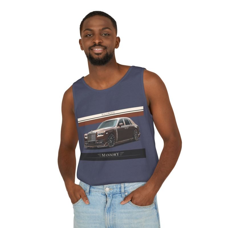 Luxury Car Graphic Unisex Tank Top, Casual Summer Wear, Perfect Gift for Car Enthusiasts, Birthday, Father's Day, Car Show Merchandise - Image 35