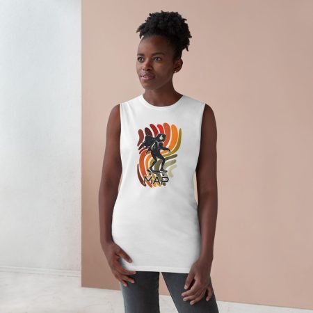 Retro Skate Map Unisex Tank Top - Summer Vibe, Skate Enthusiast, Beachwear, Gift for Him/Her, Outdoor Events