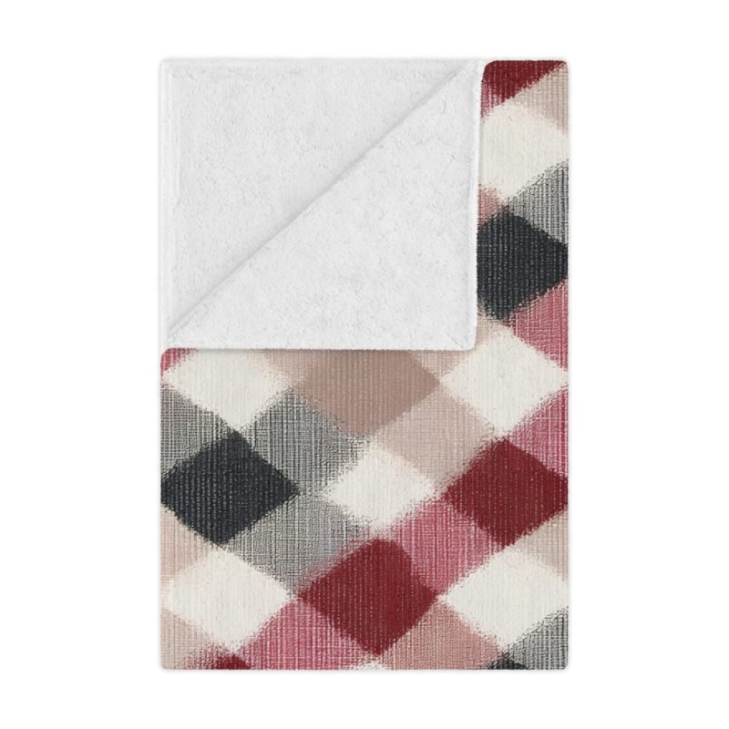 Cozy Minky Blanket in Plaid Design | Soft Throw for Home Decor, Gifts, Baby Shower, Holidays, Snuggle Time - Image 11