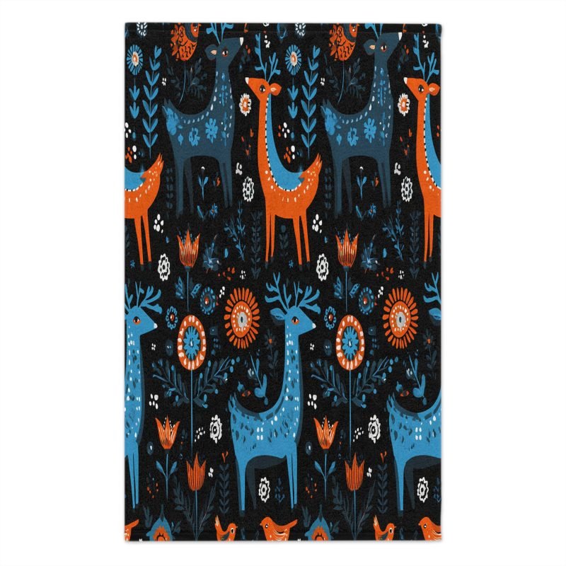 Whimsical Deer Rally Towel, Perfect for Sports Events, Picnics, Gifts, Home Decor - Image 4