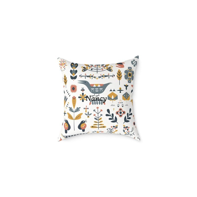 Bohemian Floral Square Pillow, Decorative Cushion, Home Decor, Gift for Her, Living Room Accent, Cozy Reading Nook - Image 23