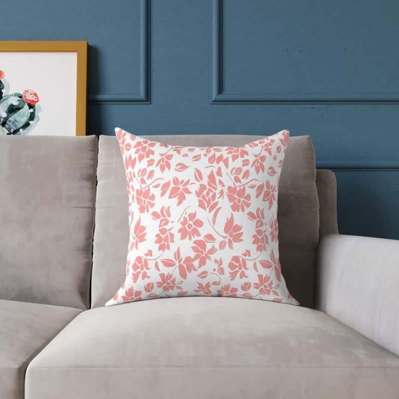 Blossom Square Pillow, Floral Decor, Cozy Home Accent, Gift for Her, Boho Throw Pillow, Summer Home Decor - Image 7