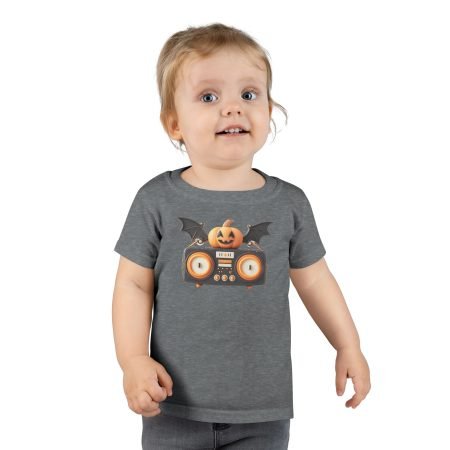 Halloween Toddler T-Shirt with Pumpkin and Bat Design, Cute Baby Halloween Tee, Spooky Toddler Shirt, Halloween Costume, Kids Shirt [...]